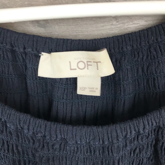 Ann Taylor LOFT Off Shoulder Dress XSP - Picture 5 of 8